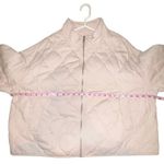 Sanctuary QUILTED FULL ZIP JACKET COAT WOMEN SIZE 2X MOCK NECK POCKETS BEIGE NEW Photo 3