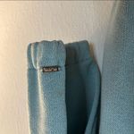 St. John Sport Sweater Light Blue Full Zip Hooded Santana Knit Sweater Sz S GUC Photo 7