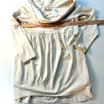 Anthropologie Dress Saturday Sunday Off The Shoulder Cocoon Oatmeal Small Photo 12