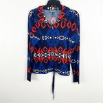 Ralph Lauren LAUREN Aztec Print Full Zipper Long Sleeves Jacket, Size Medium Photo 7
