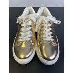 London Rag Women's Gold and White Sneakers Size 8.5/39 Photo 1