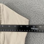 NWT Lefties Corset Women Xs Tan Pin Striped Buckle Croppped Photo 7