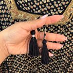 Amuse Society  Black and Gold Patterned Blouse Photo 3