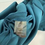 Calvin Klein  Teal Sleeveless Stretch Crepe Front‎ Zip Sheath Dress Size 10 Photo 9