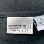 Newport News  Basic Black Tiny Pocket Tank Top Photo 10