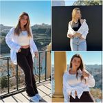 Women's Cotton Button Down Shirt Long Sleeve Loose Fit (206) White Size XL Photo 1