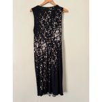 Elie Tahari  Women’s Dress Medium Wrap Monochrome Confetti Photo 3