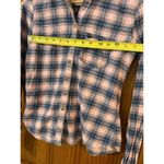 Abercrombie & Fitch Womens Pink And Blue Button Up Flannel Size S Photo 2
