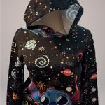 Handmade Galaxy Print Cowl Neck Sweater Photo 0