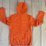Little Donkey Andy size medium orange pink trim full zip hoodie jacket Photo 8