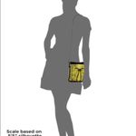 3.1 Phillip Lim Soleil Mini Leather Drawstring Bucket Bag- Lemon/BLK Snake Print Photo 3