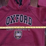 Burgundy Oxford university hoodie size medium Red Photo 4