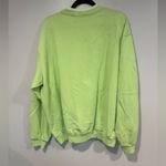 Ugly Christmas Sweater Neon green Christmas‎ grandma style snowman sweatshirt Photo 3