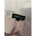 Lamarque Magnolia Vegan Leather Mini Skirt Pink Parasol Womens Size XS Photo 10