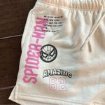 Marvel  Women's White and Pink Spider-Man Athletic Shorts Photo 3