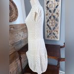American Eagle  Outfitters Cream Crochet Midi Dress Photo 1