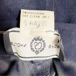 St. John  Sport Pants Size 4 Navy Blue Straight Leg Stretch Trousers Logo Button Photo 10