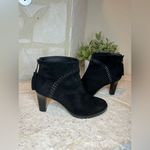 Johnston & Murphy  Women Black Suede Ankle Boots - New Size 8 Photo 3