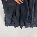 Anthropologie The Somerset Textured Black Mini Dress Cotton Peasant Tiered NWT Photo 8