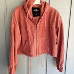 Hollister Women's Coral hooded corduroy Jacket size XL Photo 0
