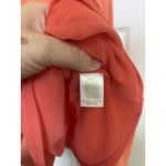 Garnet Hill  Juliet Coral Surplice Knit Midi Dress Size Medium Stretch Wedding Photo 7