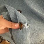 Nanushka Amita 80's Wash Denim Skirt In 80's Wash Blue Size Medium Photo 6