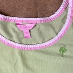 Lilly Pulitzer  Green and Pink Tank Pique Dress
Size: small Photo 2