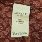 The Great ππ The Long Sleeve Sleep Tee ~ Maroon Shadow Floral Size 3 Large NWT Photo 13