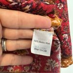 Garnet Hill  Merino Wool Floral Button Down Cardigan Womens Medium Photo 2