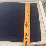 Babaton Aritzia Navy Satin Dress Pants Straight Leg Pleated Office Party Sz 8 Photo 5