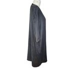 CP Shades Black Oversized 100% Linen Caftan Tunic Dress Size XS X-Small Photo 2