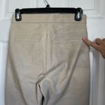 ZARA  faux leather pants high waist bone beige tan Photo 7