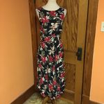 Vintage 90s floral pin up style dress Size 10 Photo 9
