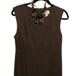 Chico's Brown Dress Sheath So Slimming Jackie Ponte Knit Sz 0 Photo 1