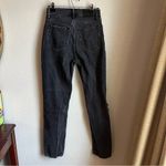 Abercrombie & Fitch The Dad High Rise Curve Love Jean Black Photo 3
