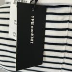 YPB Abercrombie Neoknit Striped Collared Dress Black Size M Photo 8