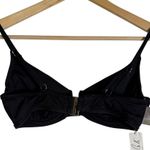 Anne cole  V-Wire Black Bikini Swimsuit Top Size 34C/36B Photo 7