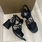 Spring Step Azura by  romantic suede floral embroidered open toe heeled sandals 7 Photo 1