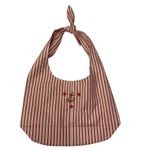 Striped Hobo Bag Red White Nautical Anchor Stars Tie Strap Shoulder Bag Photo 1