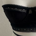 Free People  Intimates Black Bandeau Corset Bra Top Photo 3