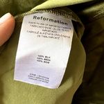Reformation  Marguerite Silk Dress leaf green size 14 UB Photo 8