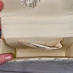 La Regale LTD vintage lace clutch w/nylon chord strap & fringe tassle white Photo 7