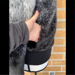 Sam Edelman ombre faux fur coat Sz small Photo 6