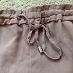 Lulus Lulu’s Jest Mauve Paper Bag High Waist Shorts Drawstring Pockets High Rise Large Photo 3