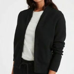 Banana Republic  Lenzing Classic Black Knit Bomber Jacket Size Large NWT Photo 0