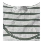 Striped Green and White Women's Tank Top Size M Photo 1