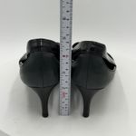 Tory Burch Leather Kitten Heel Brogue Accent Pumps Size 9 Old Money Quiet Luxury Photo 4