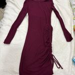 Popular 21  dress burgundy Photo 0