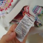 Gap  Size Small S Winter Sweater Striped Pink Geometric Long Sleeve Christmas Photo 5