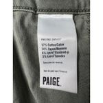 Paige Green Cargo Jeans Women's Size 26 Cotton Blend Utility Pants Photo 13